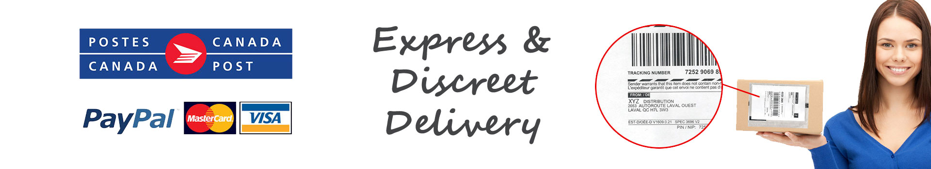 Discreet delivery Secured payments
