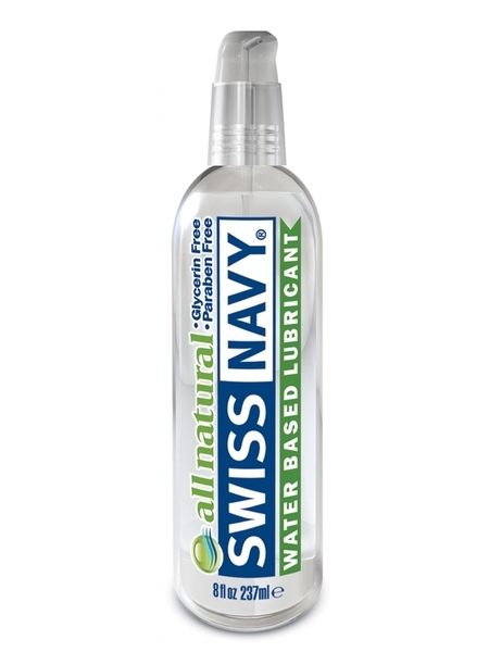 Swiss Navy Water Base all natural Lubricant 8oz