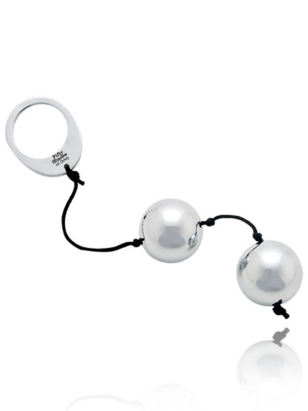 Fifty Shades of Grey Official Collection Inner Goddess Silver Metal Pleasure Balls