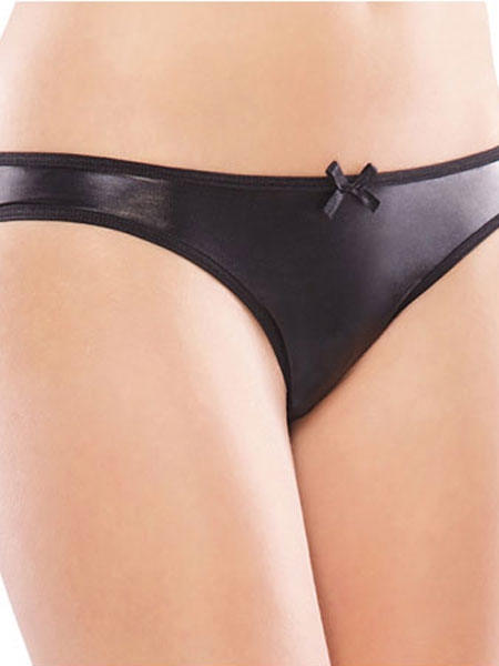 Wetlook Crotchless Panty by Darque