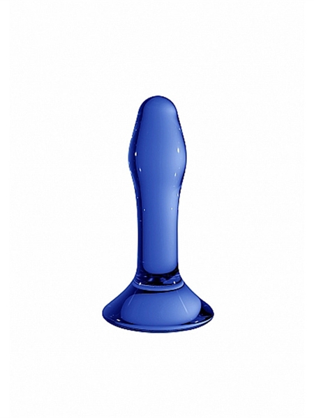 Butt Plug or Vaginal Star Blue 4.5"- Chrystalino
