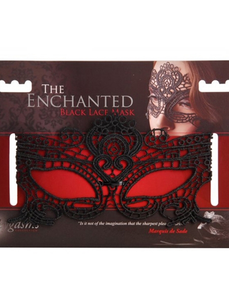 The enchanted black lace mask