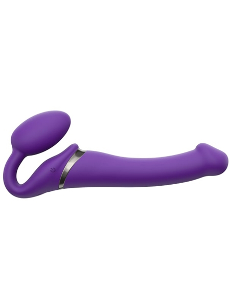Vibrating Strap On Purple Medium - Strap-On-Me