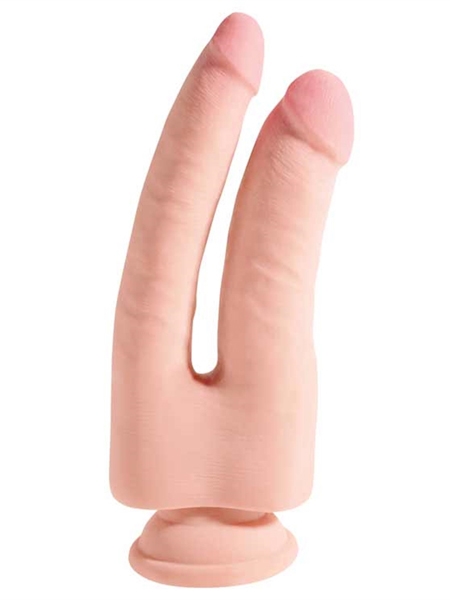 King Cock Plus - Triple Density Dildo with double penetration (9.5 in)