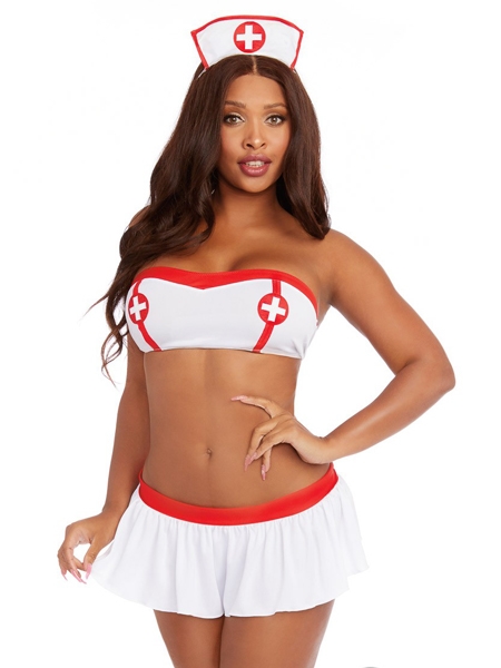 4 pieces Sexy Nurse Costume - Dreamgirl