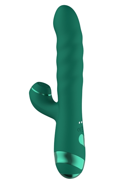 Pulsating Back and Forth Vibrator - Green