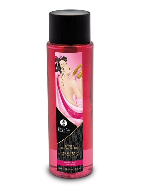 Frosted Cherry Bath and Shower Gel - Shunga